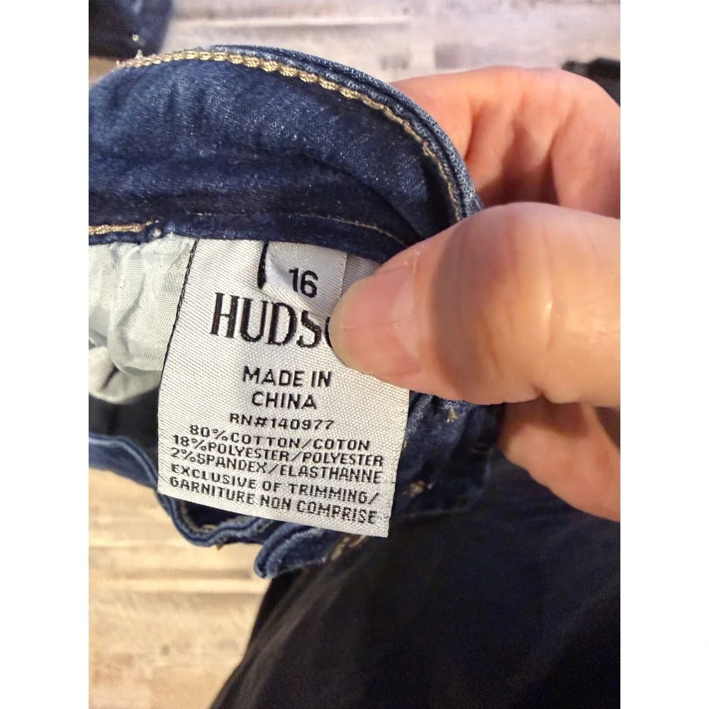 Hudson‎ Girls Jeans Stretch Dark Wash Blue Size 16